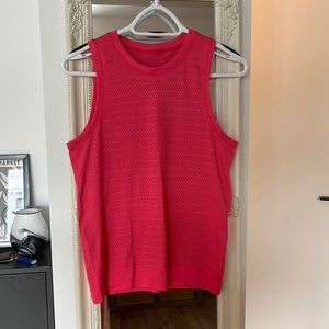 new pink lulu loose tank